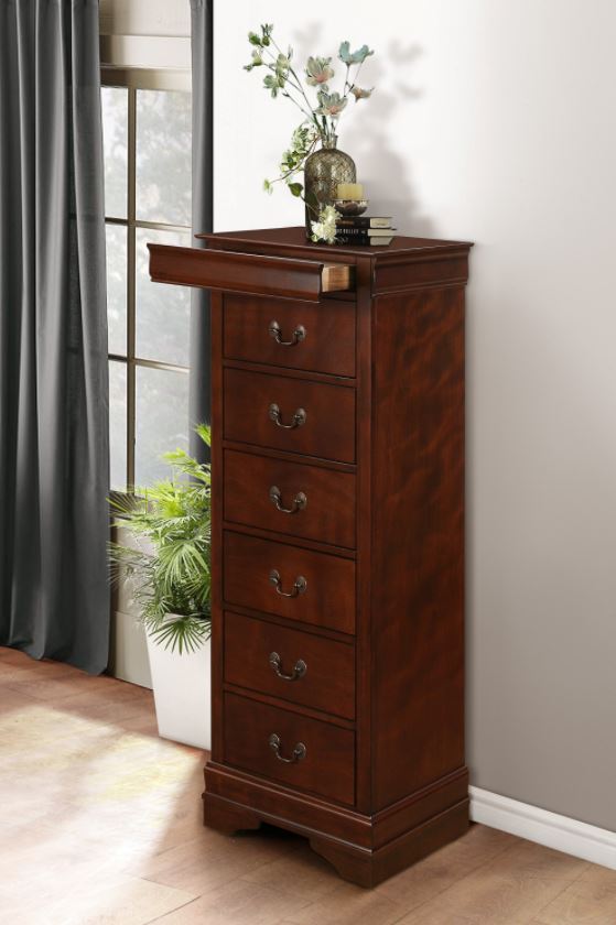 Louis Philippe Chest Of Drawers In Cherry